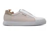 Harris Shoes 1913 Sneakers Slipon In Tela E Pelle In Neutral