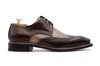 Harris Shoes 1913 Stringata In Pelle Con Lavorazione Norvegese In Multi
