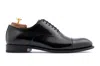 Harris Shoes 1913 Stringata In Pelle Spazzolata In Black