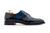 Harris Shoes 1913 Stringata Signature Dipinta A Mano In Blue