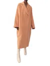 Harris Tapper Etta Coat In Melon In Orange