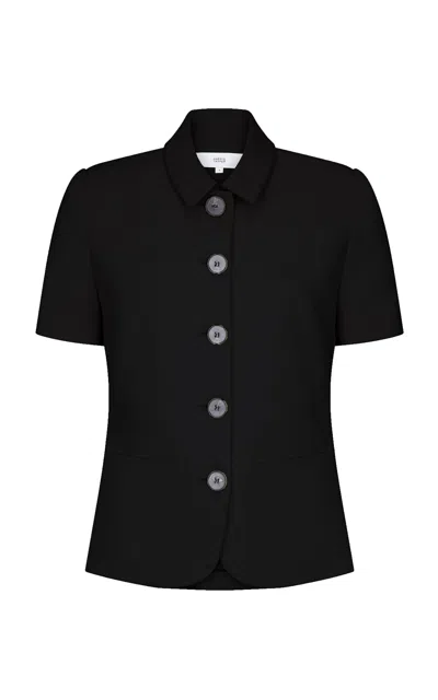 Harris Tapper Exclusive Bardot Short Sleeve Blazer In Black