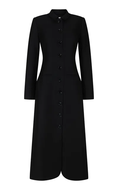 Harris Tapper Exclusive Bardot Wool Coat In Black