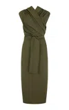 Harris Tapper Exclusive Chaimberlain Midi Dress In Green