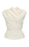 Harris Tapper Exclusive Chaimberlain Wrap Top In Brown