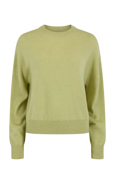 Harris Tapper Exclusive Cyrus Wool-cashmere Jumper In Green