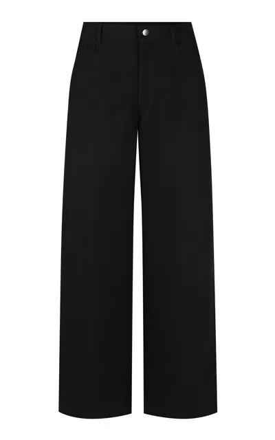 Harris Tapper Exclusive Dean Wool-blend Trousers In Black