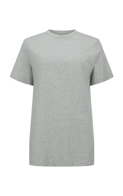 Harris Tapper Exclusive Drew Cotton T-shirt In Gray