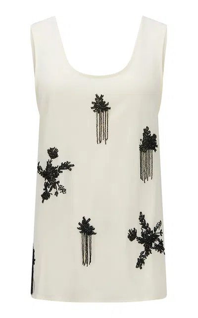 Harris Tapper Exclusive Gigi Silk Top In White