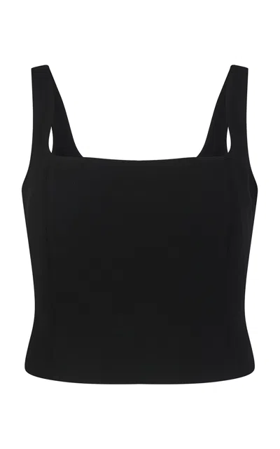 Harris Tapper Exclusive Isabella Crepe Top In Black
