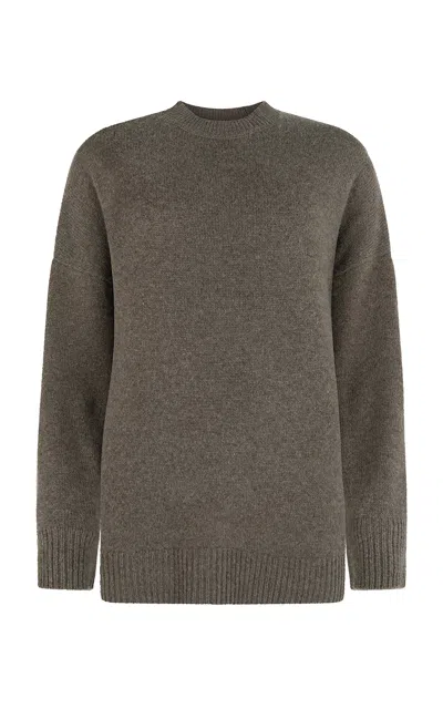Harris Tapper Exclusive Kiki Wool-cashmere Knit Sweater In Brown
