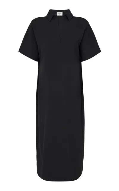 Harris Tapper Exclusive Long Polo Suiting Dress In Black