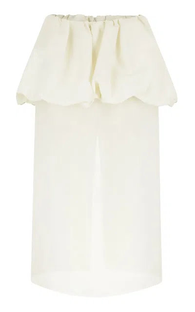 Harris Tapper Exclusive Macy Midi Skirt In White