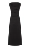 Harris Tapper Exclusive Matilda Draped Maxi Dress In Black