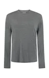 Harris Tapper Exclusive Sacha Cashmere-blend T-shirt In Gray