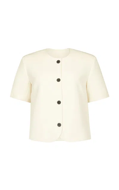 Harris Tapper Exclusive Short-sleeved Tilmens Jacket In Neutral