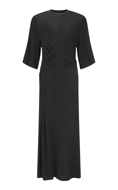 Harris Tapper Exclusive Teller Jersey Maxi Dress In Black