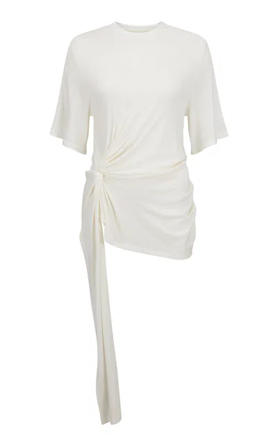 Harris Tapper Exclusive Teller Wool-blend Top In White