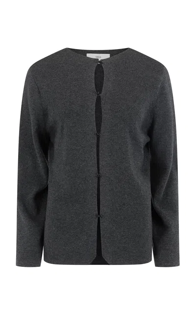 Harris Tapper Exclusive Violetta Wool-cashmere Cardigan In Black