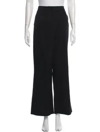 Pre-owned Harris Tapper Wide Leg Pants In Black