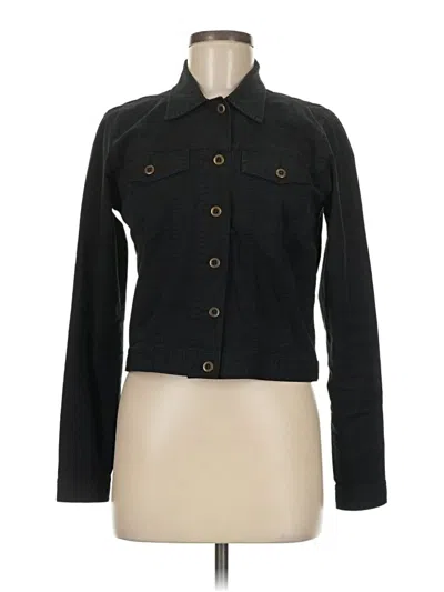 Pre-owned Harris Wallace New York Long Sleeve Button Down Shirt In Black