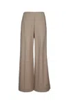 Harris Wharf London Women Flared Trousers Rayon