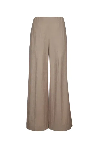 Harris Wharf London Beige Flared Trousers