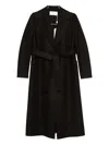 Harris Wharf London Belted Coat In Brown