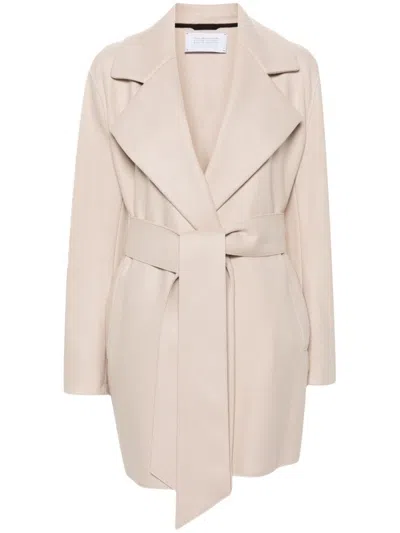 Harris Wharf London Belted Jacket In Beige