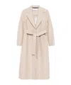 Harris Wharf London Belted Notched-lapels Coat In Brown