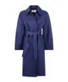 Harris Wharf London Women Puff Sleeves Coat Pressed Wool