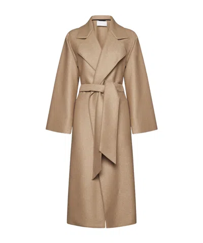 HARRIS WHARF LONDON HARRIS WHARF LONDON BELTED WRAP COAT