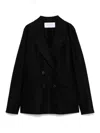 Harris Wharf London Tailored Wool Blazer In Black
