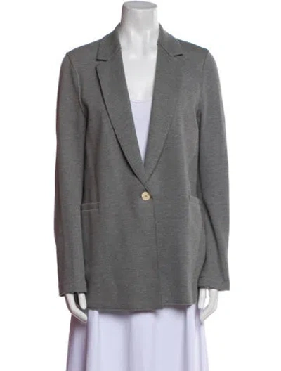Pre-owned Harris Wharf London Blazer In Gray