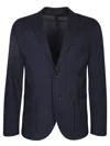 Harris Wharf London Honeycomb Pattern Jacket In Blue