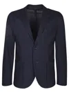 Harris Wharf London Honeycomb Pattern Jacket In Blue