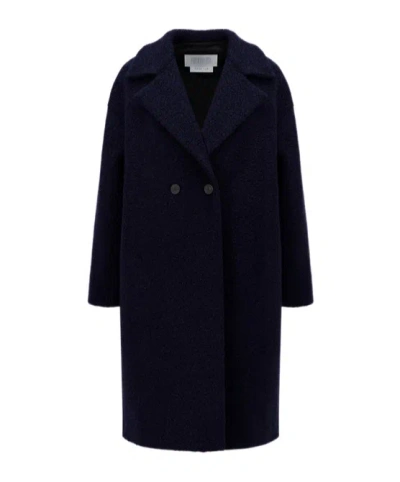 HARRIS WHARF LONDON BOUCLÉ DOUBLE-BREASTED COAT
