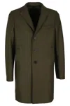 Harris Wharf London Boxy Virgin Wool Coat In Black