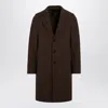 Harris Wharf London Single Breasted Coat In Virgin Wool