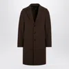 Harris Wharf London Single Breasted Coat In Virgin Wool