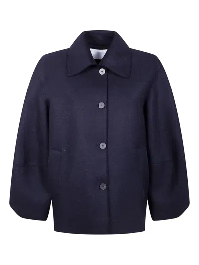 HARRIS WHARF LONDON BUTTON-FASTENING PATCH-POCKET JACKET