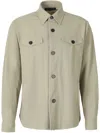 Harris Wharf London Button-up Overshirt In Grün