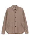 Harris Wharf London Hemdjacke Mit Knopfleiste In Braun