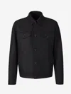 Harris Wharf London Wool Shirt Jacket<br/> In Black