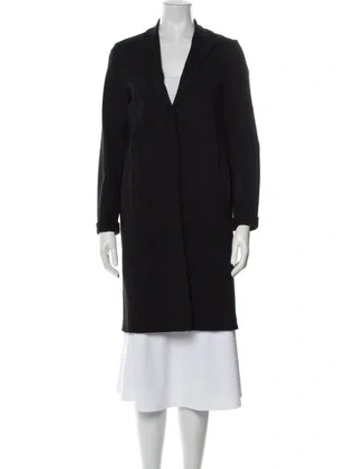 Pre-owned Harris Wharf London Coat In Black