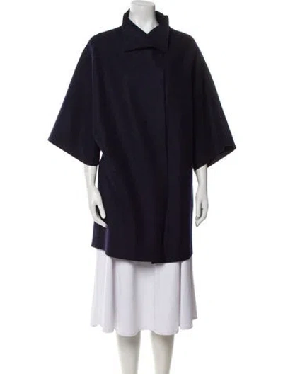 Pre-owned Harris Wharf London Coat In Blue