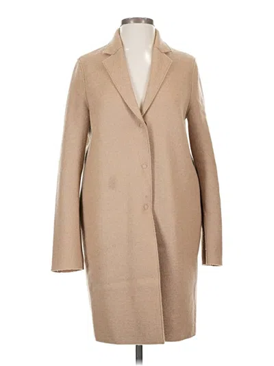 Pre-owned Harris Wharf London Coat In Brown