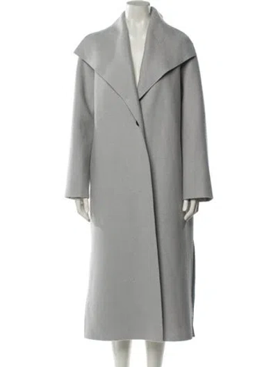 Pre-owned Harris Wharf London Coat In Gray