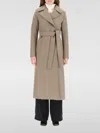 Harris Wharf London Long Pressed Wool Coat In Beige