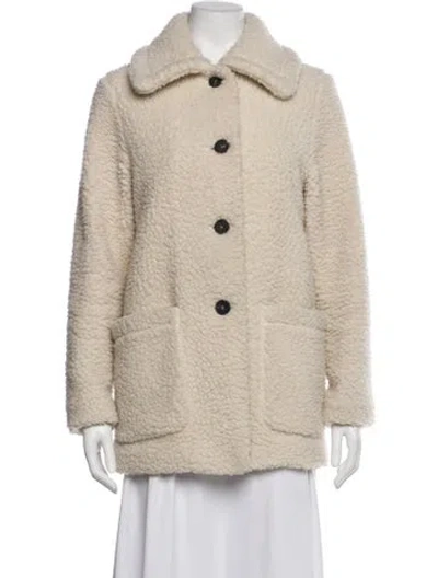 Pre-owned Harris Wharf London Coat In Neutral